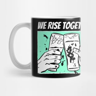 We Rise Together : Black Live Together (Cheer) Mug